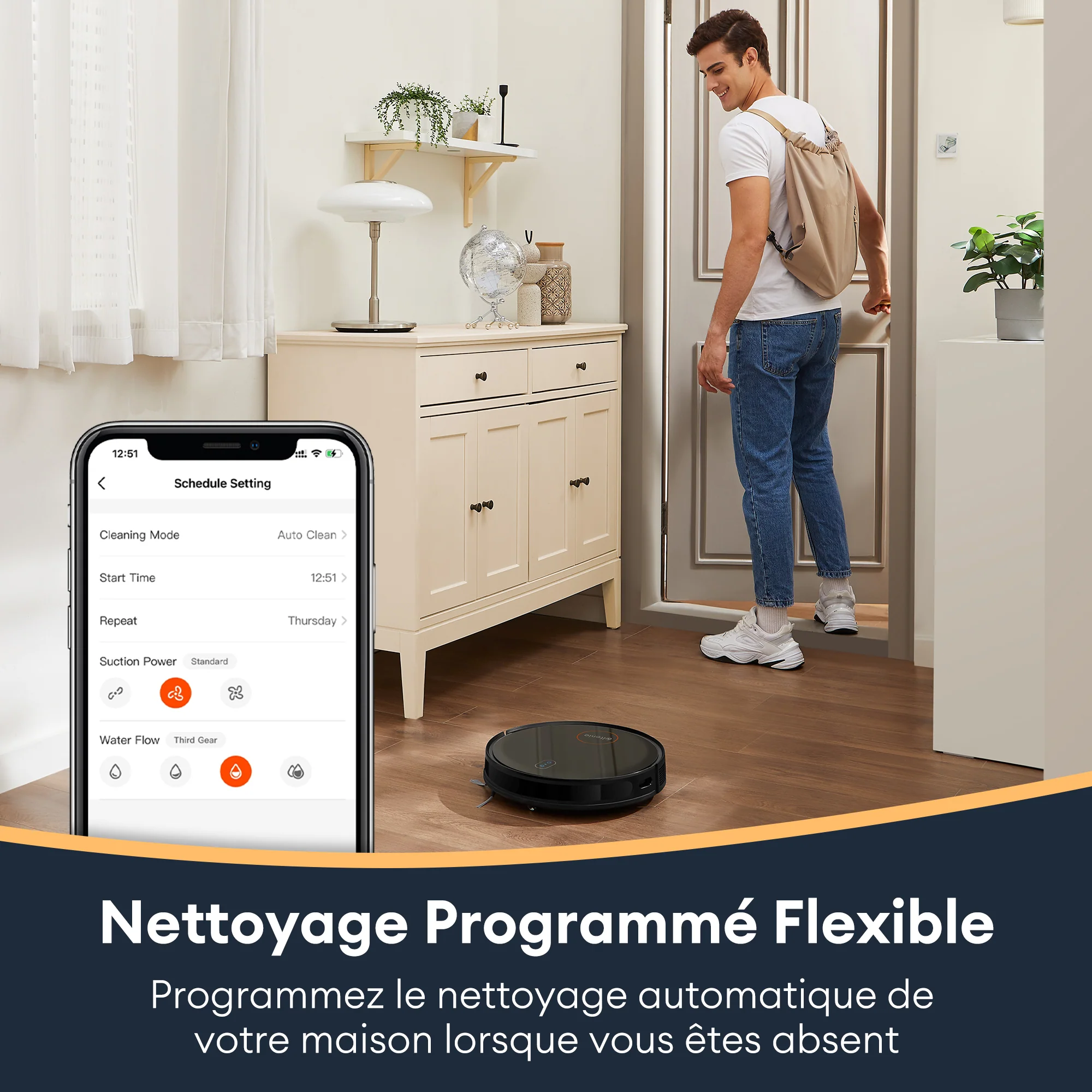 Ultenic D6s Robot Aspirateur et Laveur - Image 9